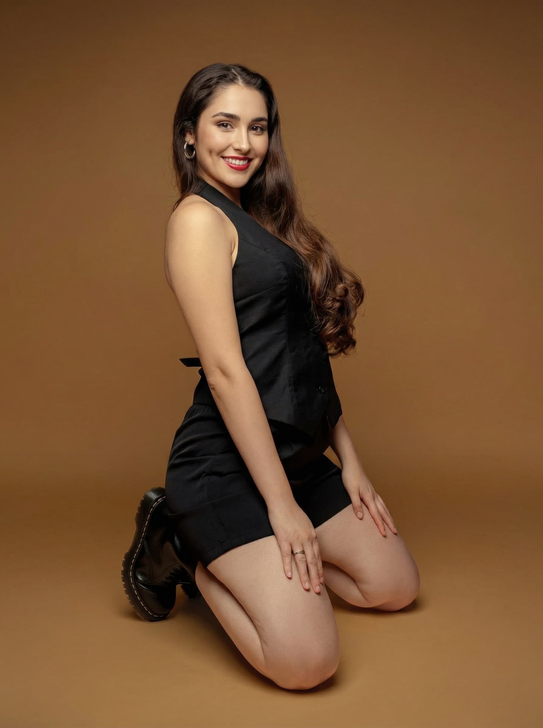 Retrato artístico de Guti Perú Studio con iluminación de alto contraste